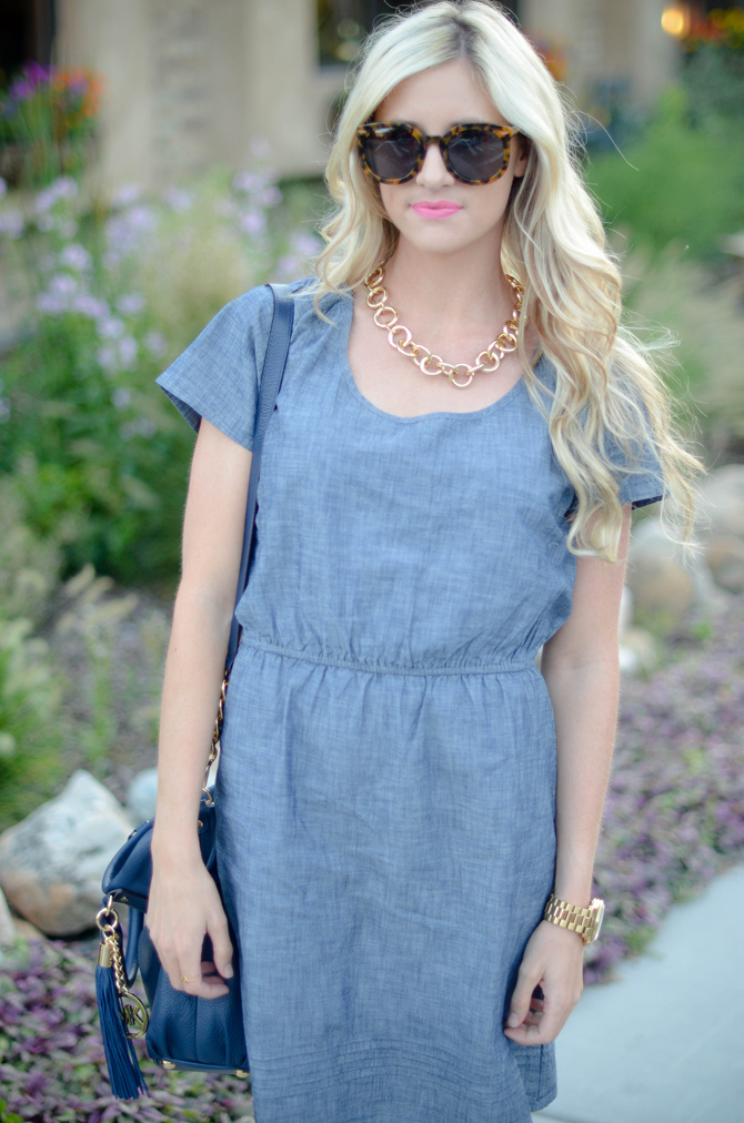 A Tansitional Denim Dress - Little Miss Fearless