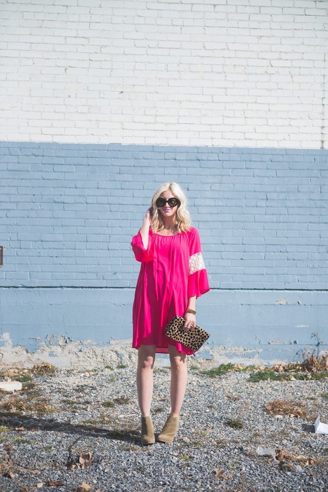 LittleMissFearless_pink boho dress 2