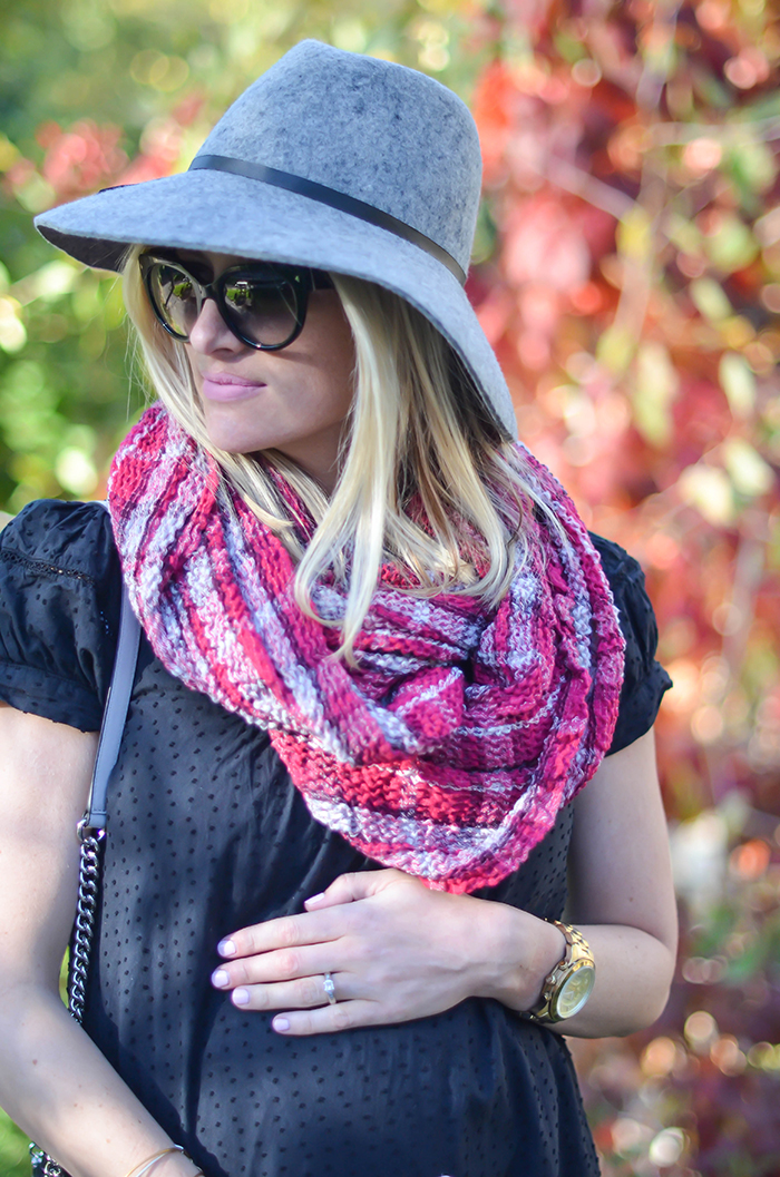 LittleMissFearless_BCBGen plaid loop scarf-15