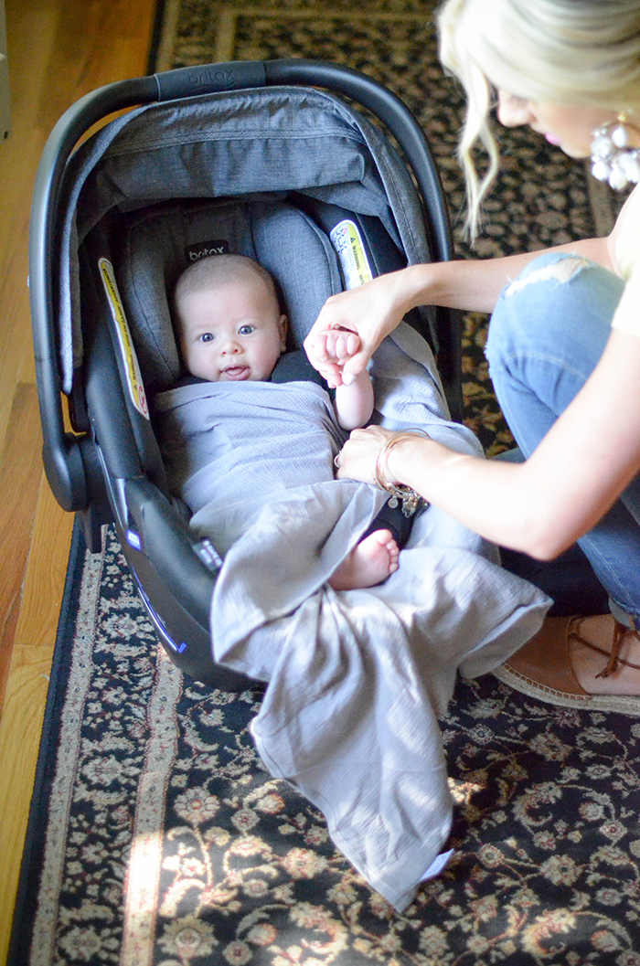 Can you swaddle a baby in a best sale car seat