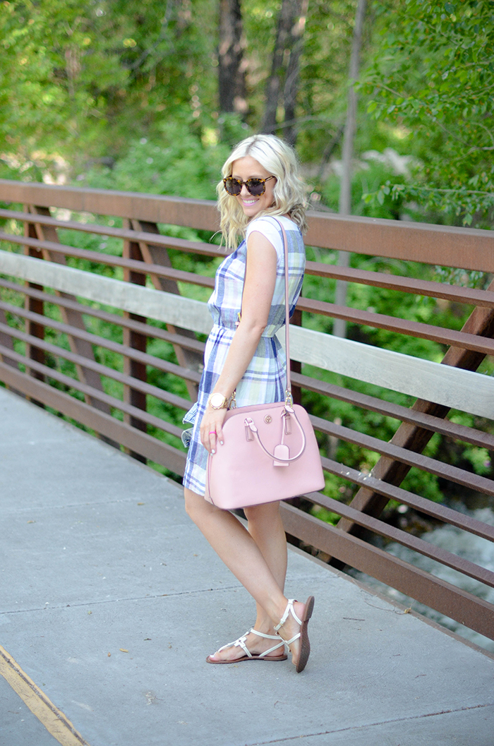 LittleMissFearless_Summer Plaid Old Navy Dress-8