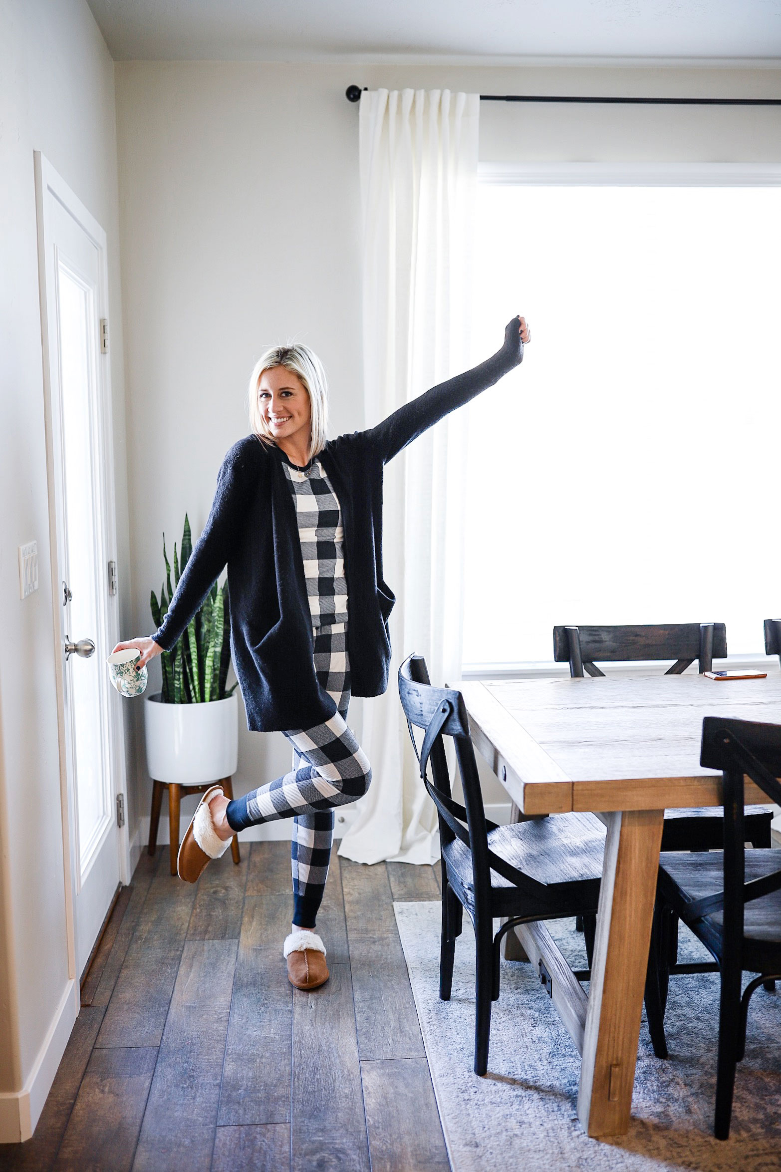 Black and white buffalo best sale plaid pjs