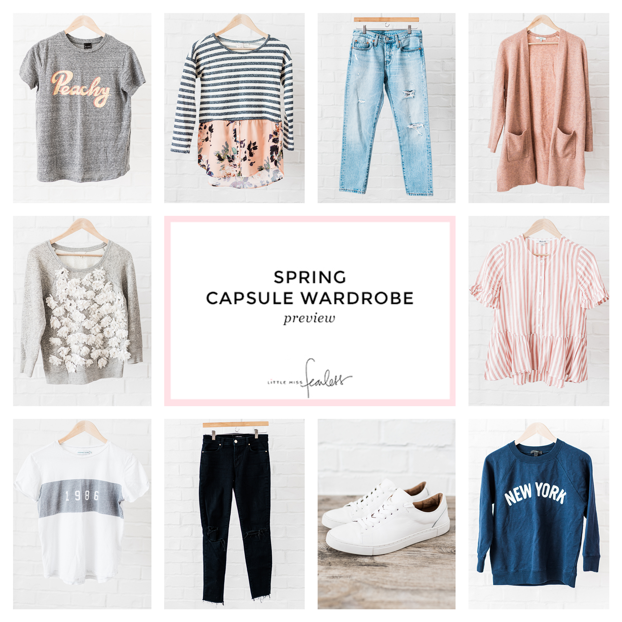 My 2018 Spring Capsule Wardrobe Preview | Little Miss Fearless