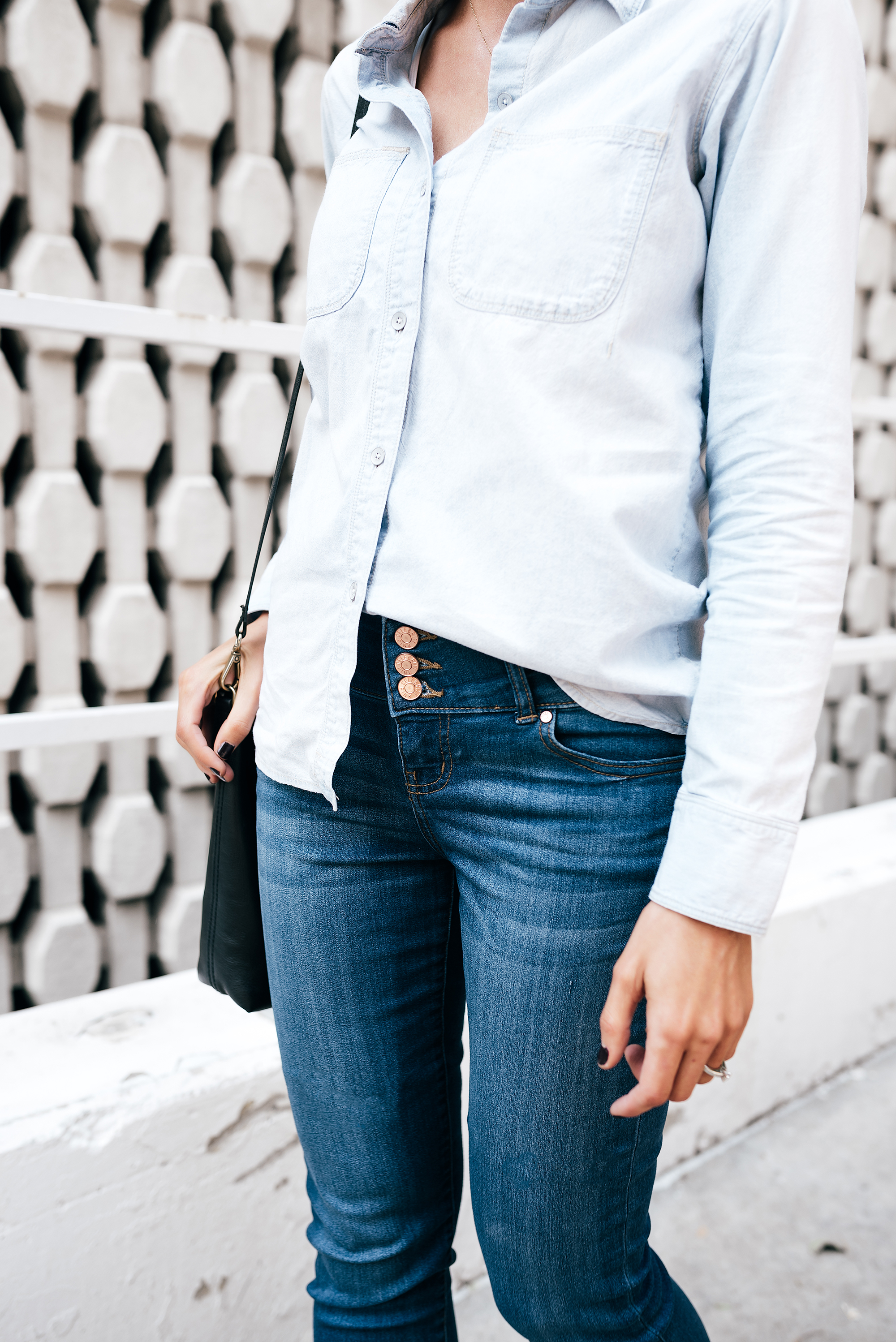 Affordable Fall Denim And Two Ways To Wear | Little Miss Fearless