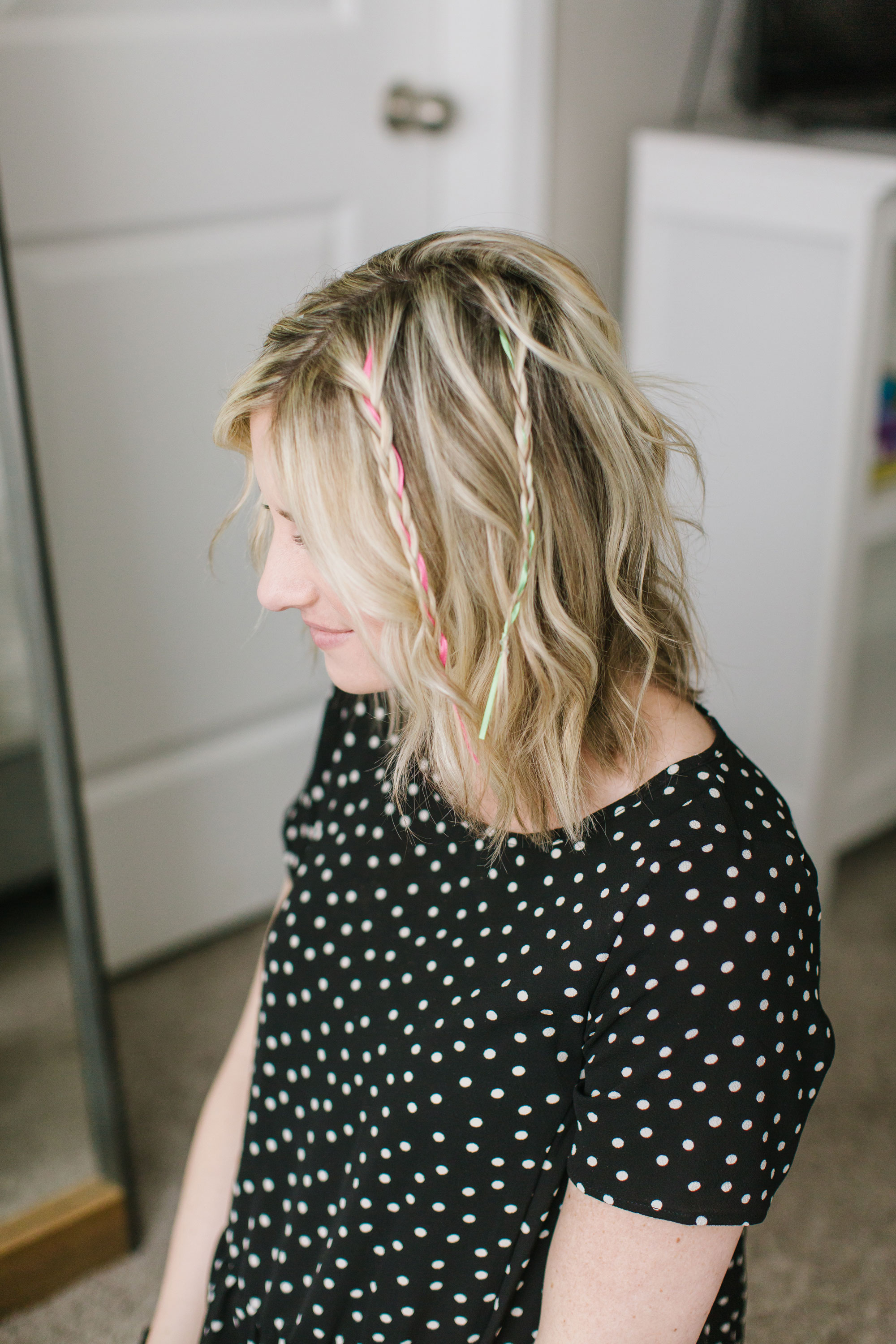 Easy Air dry beach waves to give your hair a break from heat styling.