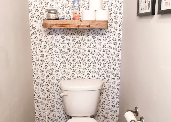 Easily Transform a Small Bathroom with Removable Wallpaper